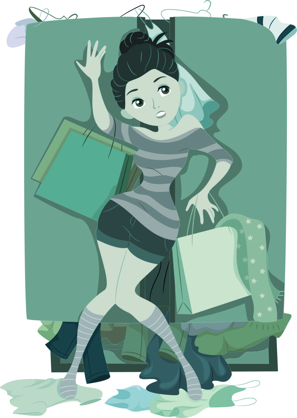 Depositphotos_26420115_ds stuffed closet cartoon variation